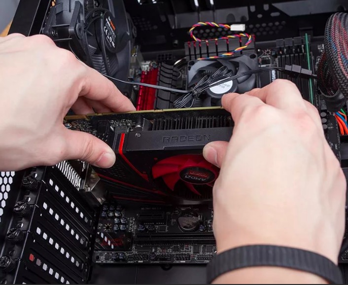 замена видеокарты на компьютере замена видеокарты на компьютере в Русско-Высоцком